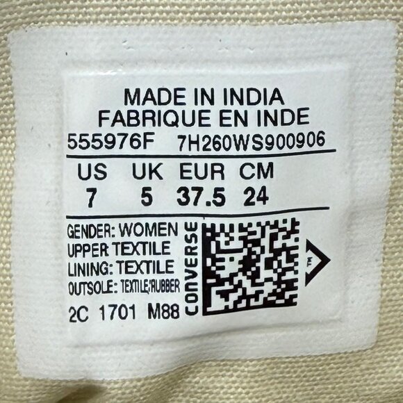 Converse Chuck Taylor All Star Hi Denim Daisy High Tops - Picture 8 of 8